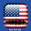 Radio for KGO 810 AM Station San Francisco