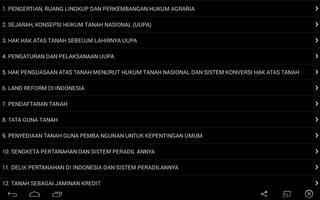 Pokok Materi Hukum Agraria capture d'écran 1