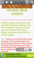 Jangka Jayabaya syot layar 3