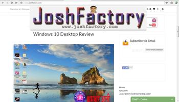 JoshFactory syot layar 3