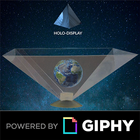 3d hologram - Holo-display icon