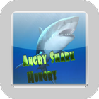 angry shark hungry simgesi