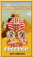Pharaoh - Pixel Civilization Affiche