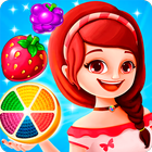 Candy and Fruits Juice Smach - Best Match 3 Game Zeichen
