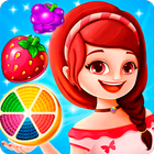 آیکون‌ Candy and Fruits Juice Smach - Best Match 3 Game