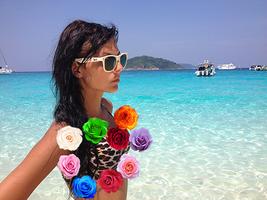 Bikini Girls Flower Wallpapers Ekran Görüntüsü 2