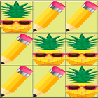 pen vs pineapple tic tac toe Zeichen