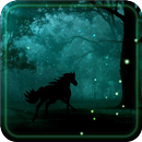 Horses Night live wallpaper aplikacja