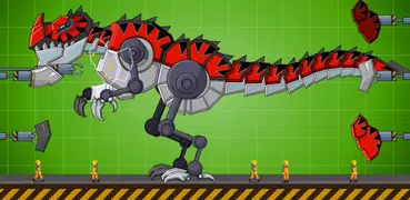 Red T-Rex Robot Dinosaur