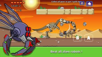 T-Rex Dinosaur Fossils Robot screenshot 2