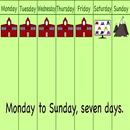 Days of Week Kids Song Offline APK