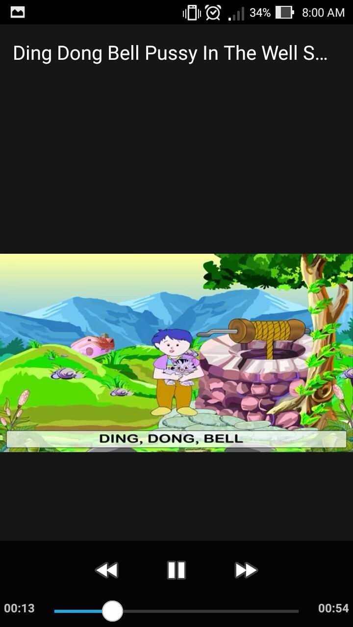 Ding Dong Bell Pussy In The Well Song Kids Offline For Android Apk Download