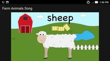 Farm Animals Kids Song Offline تصوير الشاشة 1