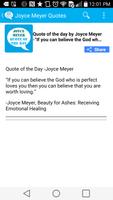 Joyce Meyer Quote of the Day اسکرین شاٹ 1