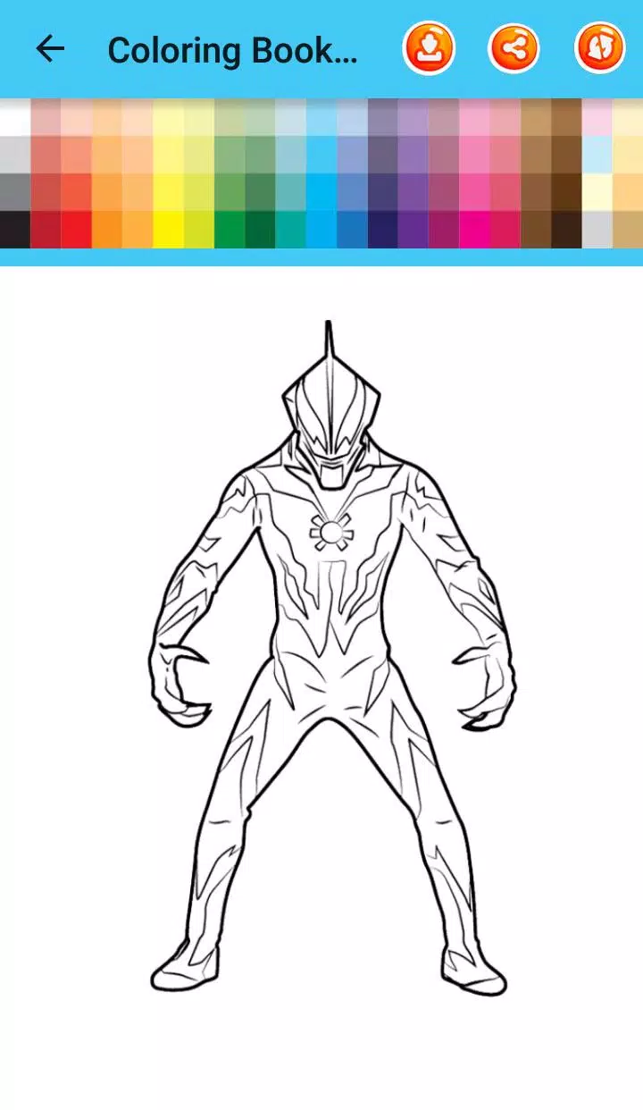 coloring book for ultraman zero hero cosmos apk for android download