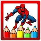 Coloring Book for Spider of man ícone