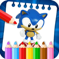 ”Learn to color Sonic