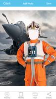 Pilot Suit Photo Montage Plakat