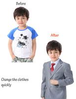 Suit Photo Montage for Kid Affiche