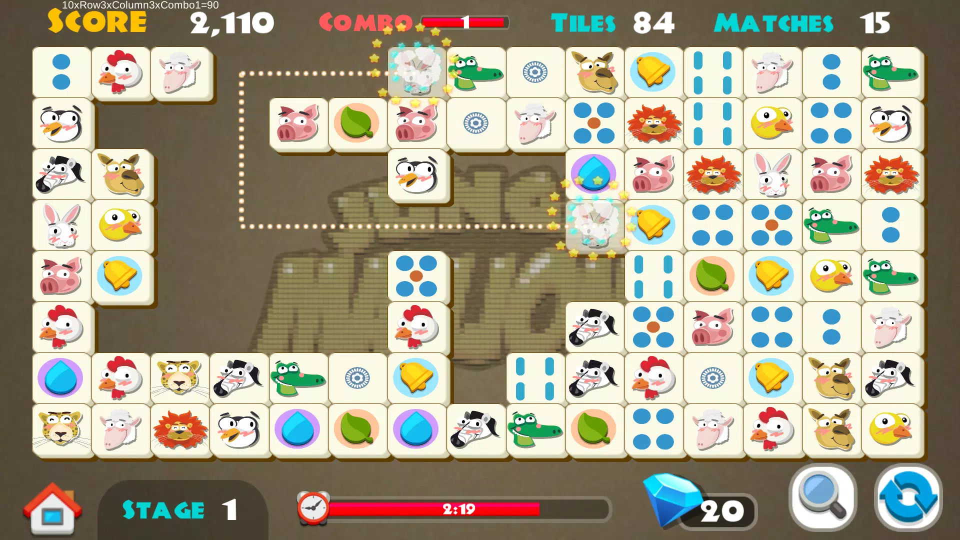 Mahjong Connect Jungle