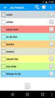 JoyNote - color folder note スクリーンショット 1