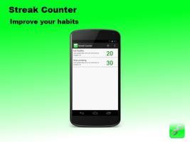 Streak Counter - Build habits Affiche