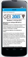 Colloque GEII 2015 Bordeaux ポスター