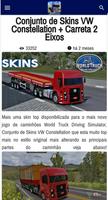 برنامه‌نما Skins World Truck Driving Simulator عکس از صفحه