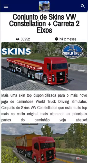 World Truck Driving Simulator: veja as melhores skins para o jogo