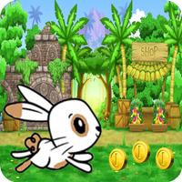 Bunny Fun Run Turbo Fast Game スクリーンショット 1
