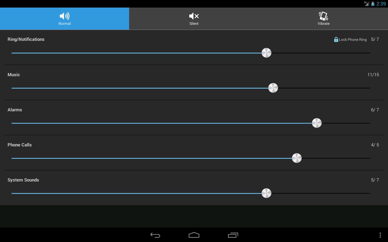 Написание музыки для андроид. Volume Control. Volume Control Android 5 screenshot. Volume Control Android 6 screenshot. Volume Control Android 8 screenshot.