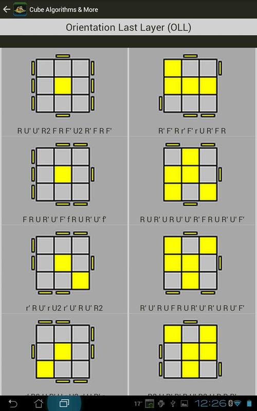 Rubik's Cube Algorithms, Timer APK Download - Free Books ...