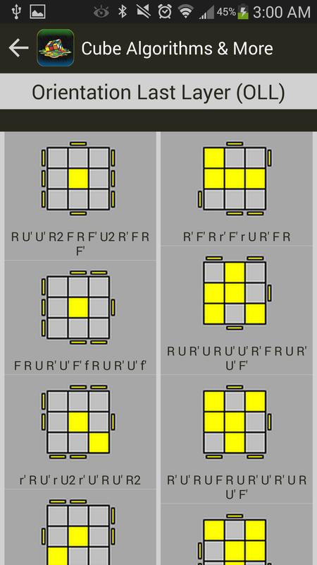  Rubik s Cube Algorithms  Timer for Android APK Download