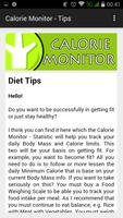 Calorie Monitor capture d'écran 2