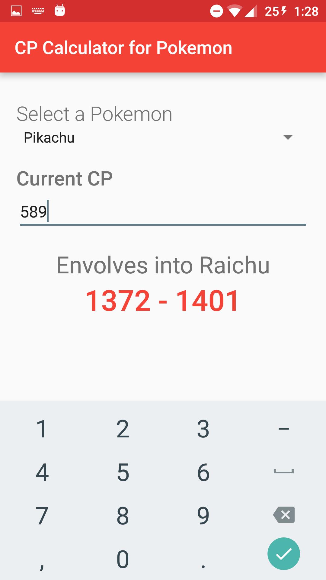 Cp Calculator For Pokemon Go For Android Apk Download