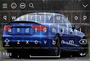 Keyboard For Audi Theme screenshot 1