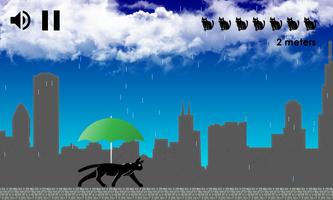 Cat in the rain imagem de tela 1