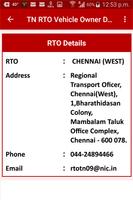 TN RTO Vehicle Owner Details ảnh chụp màn hình 3