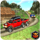 6x6 Offroad Pickup Truck Driving: Dirt Track Drive biểu tượng