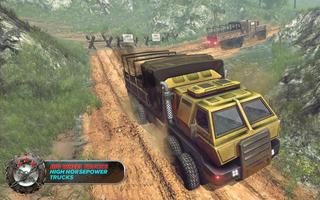 Off-Road Trucker Muddy Driving الملصق