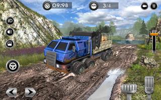 Off-Road Trucker Muddy Driving captura de pantalla 1