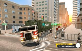 बिग ट्रक सिम्युलेटर 2018: यूएसए ट्रक ड्राइवरों स्क्रीनशॉट 2