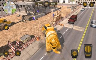 Construction Sim City Free: Excavator Builder Affiche