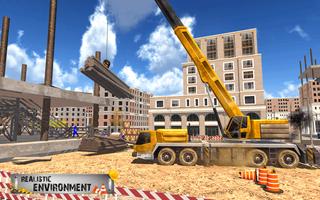 Construction Sim City Free: Excavator Builder capture d'écran 1