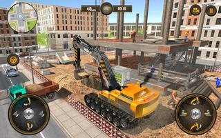Construction Sim City Free: Excavator Builder capture d'écran 2