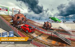 Car Crash Stunt Racing Game تصوير الشاشة 1