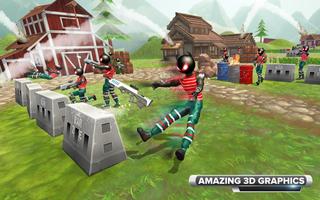 Stickman Battleground Simulator تصوير الشاشة 2
