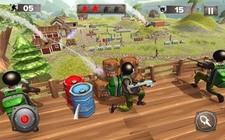 Stickman Battleground Simulator تصوير الشاشة 3