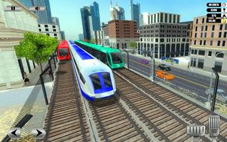 Train Racing Free Games: Euro Train Speed Driving ảnh chụp màn hình 1