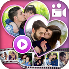 Valentine Photo Video Maker आइकन